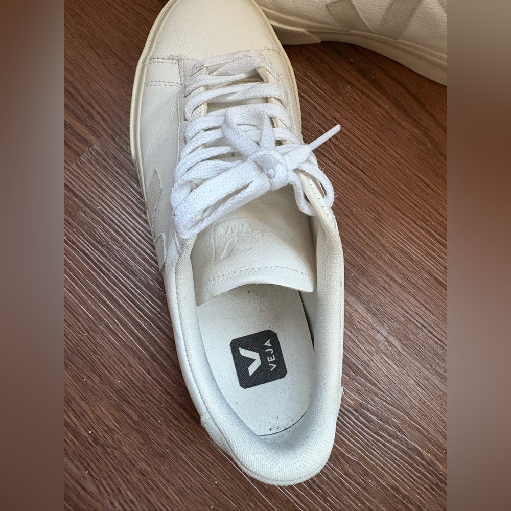Veja Extra White and Natural Sneakers - Picture 8 of 8
